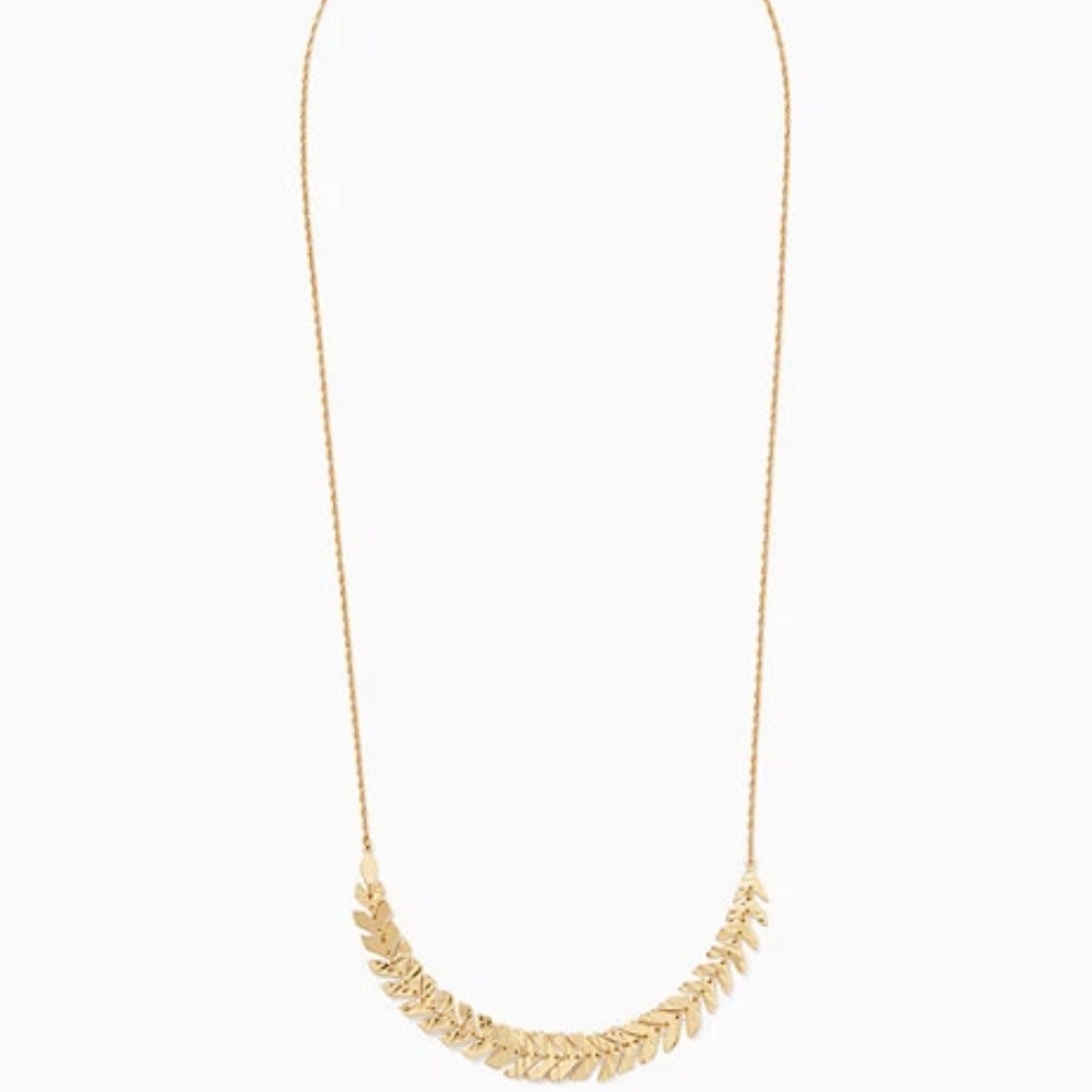 NWT Kate Spade "A New Leaf" slider necklace
